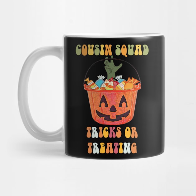 Halloween Jack O Lantern Cousin Squad Tricks Or Treating by tamdevo1